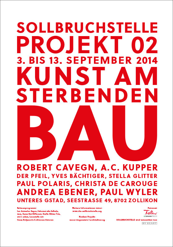 Sollbruchstelle Projekt 03 Plakat